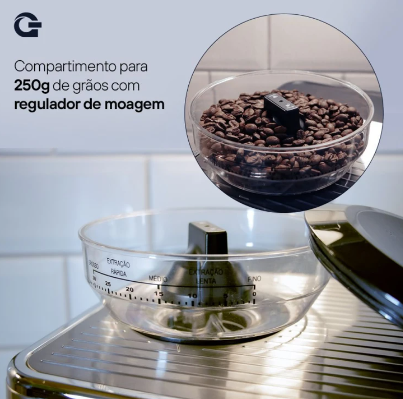 Cafeteira Espresso com Moedor Integrado Gallant lançamento