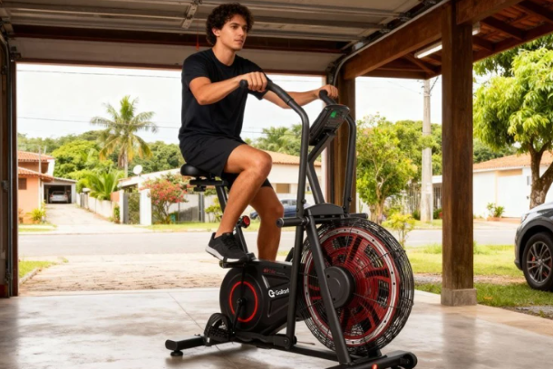 Bicicleta Spinning ou Air Bike Bicicleta Ergométrica Air Bike Gallant Essential
